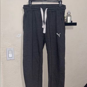 puma grey sweats